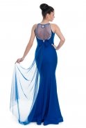 Long Sax Blue Evening Dress T2472