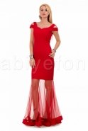 Kırmızı Abiye Elbise C6180