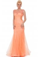 Long Orange Prom Dress ALY6175