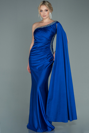 Long Sax Blue Evening Dress ABU2663