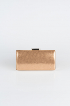 Copper Plaster Fabric Box Bag V233