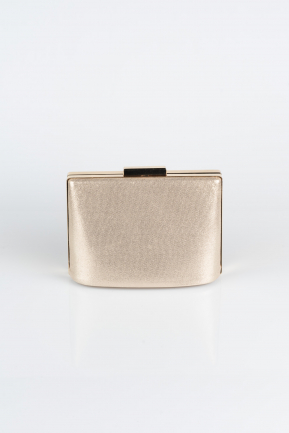 Gold Plaster Fabric Box Bag V288