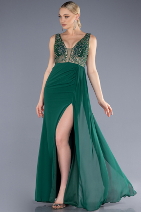 Long Emerald Green Evening Dress ABU3668