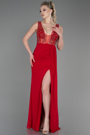 Long Red Evening Dress ABU3668