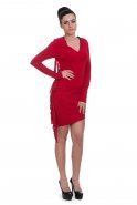 Kırmızı Davet Elbisesi A60305