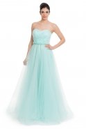 Uzun Mint Prenses Abiye F2105
