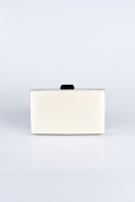White Leather Evening Bag SH801