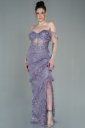 Lavender Long Evening Dress ABU1596