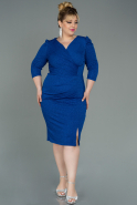 Короткое Свободное Вечернее Платье Ярко-синий ABK1246