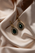 Emerald-Gold Earring UK527