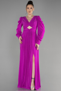 Long Fuchsia Evening Dress ABU3103