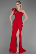 Rot Abendkleid Lang ABU3605