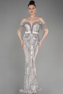 Long Mink Mermaid Prom Dress ABU3783