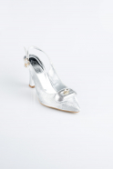 Gümüş Lazer Kesim Stiletto MJL5164