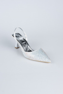 Gümüş Taşlı Stiletto AB1127