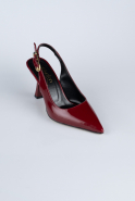 Bordo Rugan Abiye Ayakkabı ABR1130