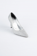 Gümüş Taşlı Stiletto AB1138