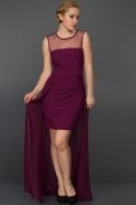 Violet Tül Detaylı Elbise AR36952