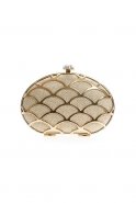Altın Clutch Çanta V973
