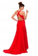Kırmızı Kuyruklu Tüllü Mezuniyet Elbisesi K4342268