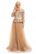 Somon Tesettür Abiye Elbise S9027
