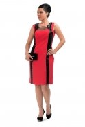 Kısa Kırmızı Abiye Elbise C5165