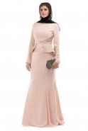 Somon Tesettür Abiye Elbise S3680