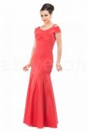 Tafta Kırmızı Abiye Elbise C6039