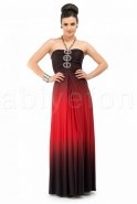 Uzun Kırmızı Abiye Elbise N96494