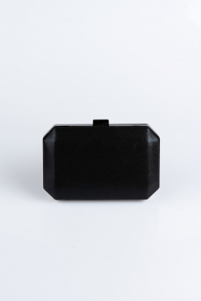 Siyah Sıvama Kutu Çanta V291