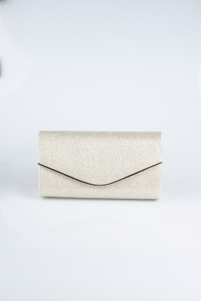Light Gold Silvery Envelope Bag SH810