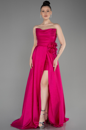 Long Fuchsia Evening Dress ABU3793