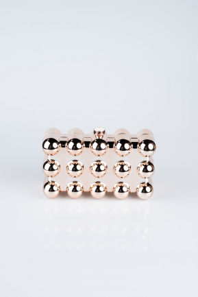 Rose Metal Abiye Çanta SH843