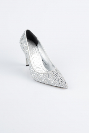 Gümüş Taşlı Stiletto AB1138