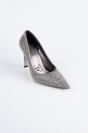 Platin Taşlı Stiletto AB1138
