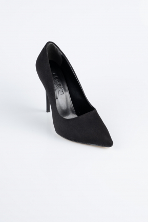 Siyah Süet Stiletto ABN1140