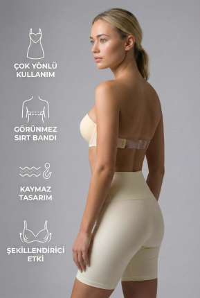 Ten Görünmez & Dekolte Sütyen EM701