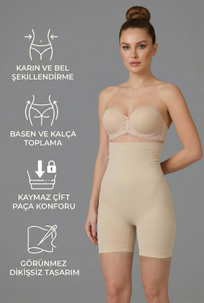 Ten Bel ve Karın Toparlayıcı Korse EM2014