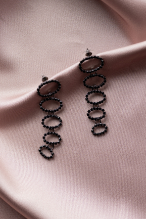 Siyah Küpe UK569
