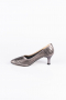 Platin Taşlı Stiletto Abiye Ayakkabı MJ5151