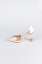 Beyaz Taşlı Stiletto AB1055