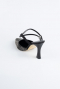 Siyah Saten Stiletto MJ5165