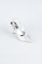 Gümüş Lazer Kesim Stiletto MJ4102