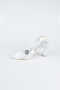 Gümüş Lazer Kesim Stiletto MJ4102