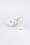 Gümüş Lazer Kesim Stiletto MJ4102