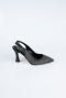 Siyah Taşlı Stiletto MJ4103