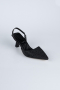 Siyah Taşlı Stiletto AB1127