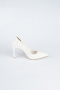 Beyaz Taşlı Stiletto AB1138