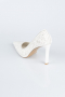 Beyaz Taşlı Stiletto AB1138