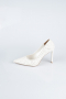 Beyaz Taşlı Stiletto AB1138